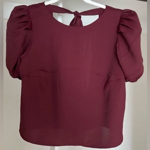 Puff sleeve blouse - express